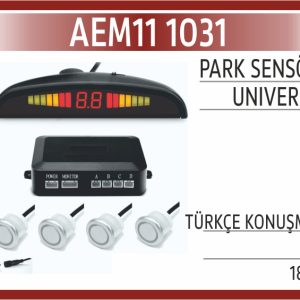 PARK SENSÖRÜ TÜRKÇE KONUŞMALI GRİ 18MM