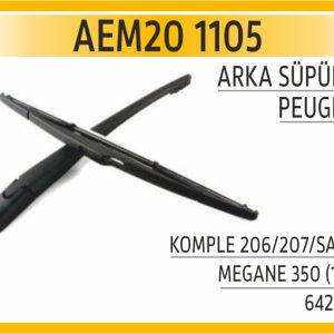 ARKA SÜPÜRGE KOMPLE 206/207/SAXO/MEGANE 350 (1101)