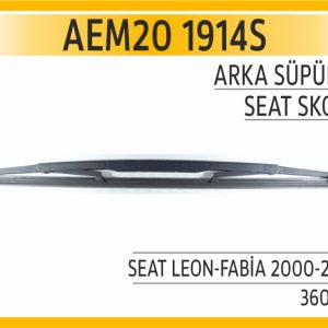 ARKA SÜPÜRGE 360 MM LEON/FABIA 2000-2008