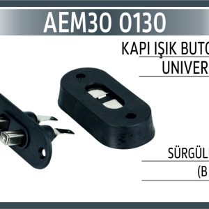KAPI IŞIK BUTONU UNIVERSAL SÜRGÜLÜ 2P (B 107)