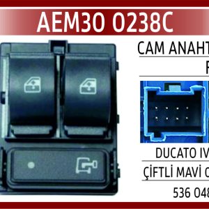 CAM ANAHTARI FIAT DUCATO IV SOL ÇİFTLİ MAVİ 06-15