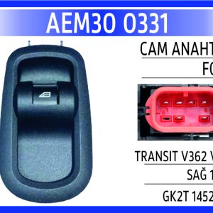 CAM ANAHTARI FORD TRANSIT V362 V363 SAĞ 14-19