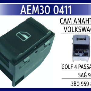 CAM ANAHTARI VW GOLF 4 PASSAT B5 SAĞ 98-04