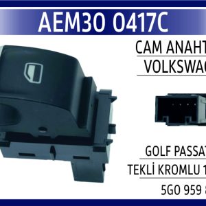 CAM ANAHTARI VW GOLF PASSAT YM SAĞ KROMLU 15-23