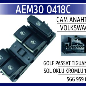 CAM ANAHTARI VW GOLF PASSAT TIGUAN YM SOL OKLU KRO