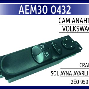 CAM ANAHTARI VW CRAFTER SOL AYNA AYARLI 11-17