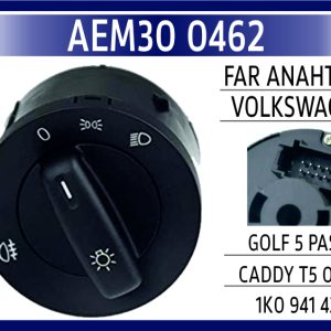FAR ANAHTARI VW GOLF 5 PASSAT CADDY T5 /03-10