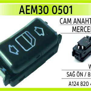 CAM ANAHTARI MERCEDES W124 SAĞ ÖN / 85-96