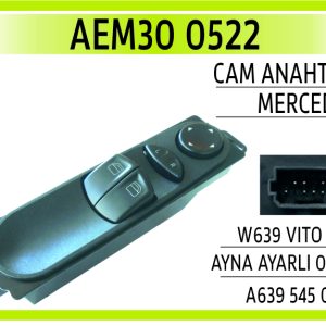 CAM ANAHTARI MERCEDES W639 VITO SOL AYNA AYARLI 03