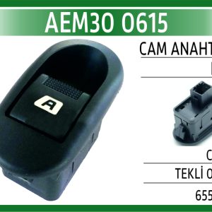 CAM ANAHTARI PSA C2 C3 SAĞ 02-17