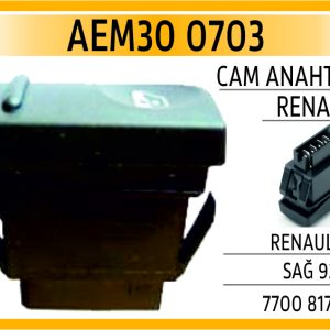 CAM ANAHTARI RENAULT RENAULT 19 SAĞ 92-96