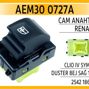 CAM ANAHTARI RENAULT CLIO IV SYMBOL DUSTER BEJ SAĞ