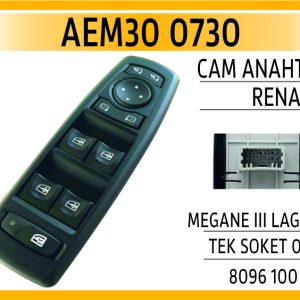 CAM ANAHTARI RENAULT MEGANE III LAGUNA TEK SOKET 0