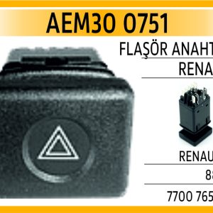 FLAŞÖR ANAHTARI RENAULT RENAULT 9 / 88-99