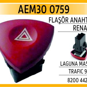 FLAŞÖR ANAHTARI RENAULT LAGUNA MASTER TRAFIC 98-10