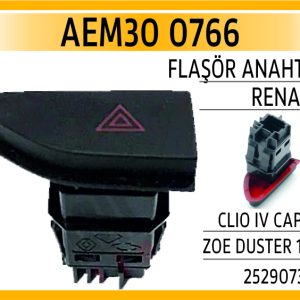 FLAŞÖR ANAHTARI RENAULT CLIO IV CAPTUR ZOE DUSTER