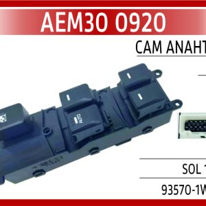 CAM ANAHTARI KIA RİO SOL 11-16