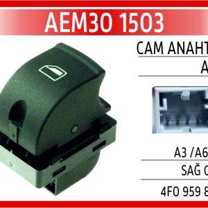 CAM ANAHTARI AUDI A3 /A6 /Q7 SAĞ 05-11