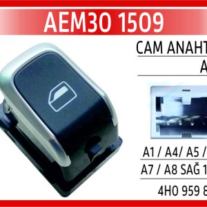 CAM ANAHTARI AUDI A1 / A4/ A5 /A6 /A7 / A8 SAĞ 10-