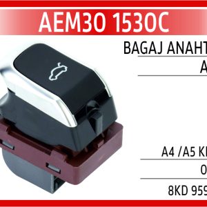 BAGAJ ANAHTARI AUDI A4 /A5 KROM 08-18