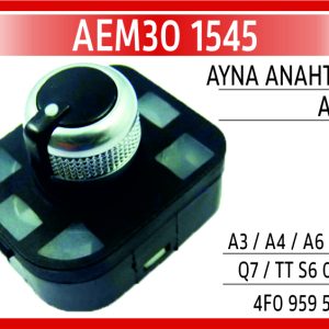AYNA ANAHTARI AUDI A3 / A4 / A6 / A8/ Q7 TT S6 01-