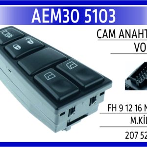 CAM ANAHTARI VOLVO FH 9 12 16 NH12 M.KİLİTLİ