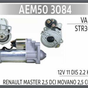 STR3084 RENAULT MASTER 2,5 DCI MOVANO 2,5 CDTI  12V 11 DIS 2.2 KW