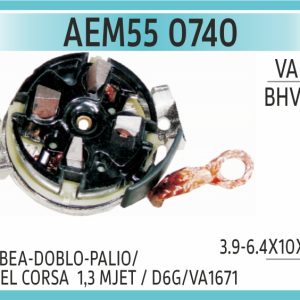 BHV740 ALBEA-DOBLO-PALIO/ OPEL CORSA  1,3 MJET / D6G/VA1671 3.9-6.4X10X15.5