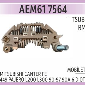 RM20 MITSUBISHI CANTER FE 449 PAJERO L200 L300 90-97 90A 6 DIOT  MOBİLETRON
