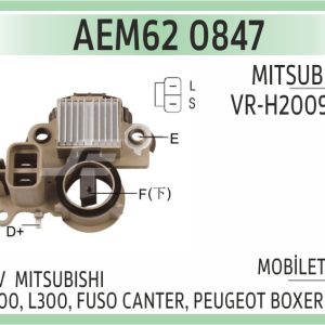 VR-H2009-67 12V  MITSUBISHI L200, L300, FUSO CANTER, PEUGEOT BOXER 98 MOBİLETRON
