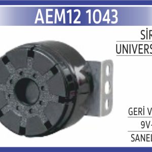 SİREN GERİ VİTES 9V-24V SANEL TİP