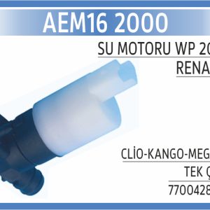 SU MOTORU WP 2000  CLİO-KANGO-MEGANE TEK ÇIKIŞ