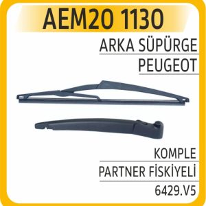 ARKA SÜPÜRGE KOMPLE PEUGEOT PARTNER FİSKİYELİ