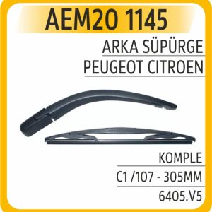 ARKA SÜPÜRGE KOMPLE C1 /PEUGEOT 107 - 305MM
