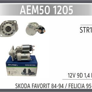 STR1205 SKODA FAVORIT 84-94 / FELICIA 95-03 12V 9D 1,4 KW